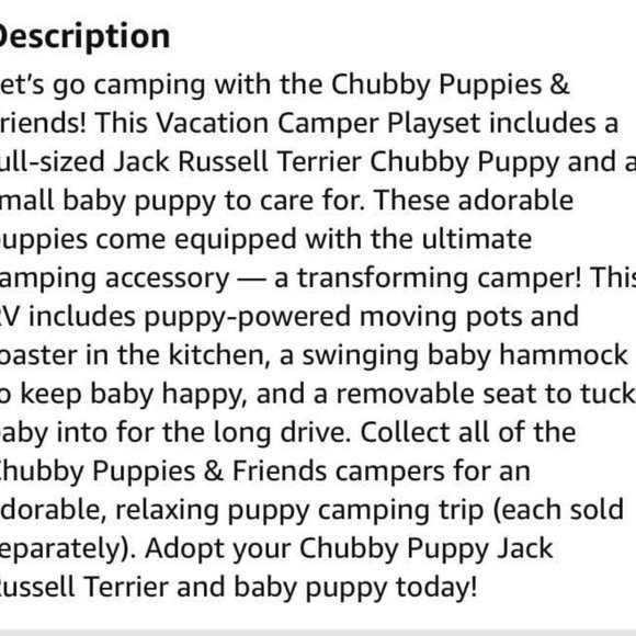 Chubby Puppies & Friends - Vacation Camper Playset - Picture 4 of 5